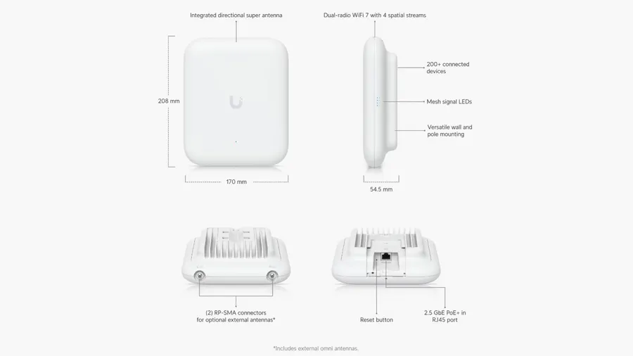 Đánh Giá Chuyên Sâu: UniFi U7 Outdoor – Bước Tiến Mới Của WiFi 7